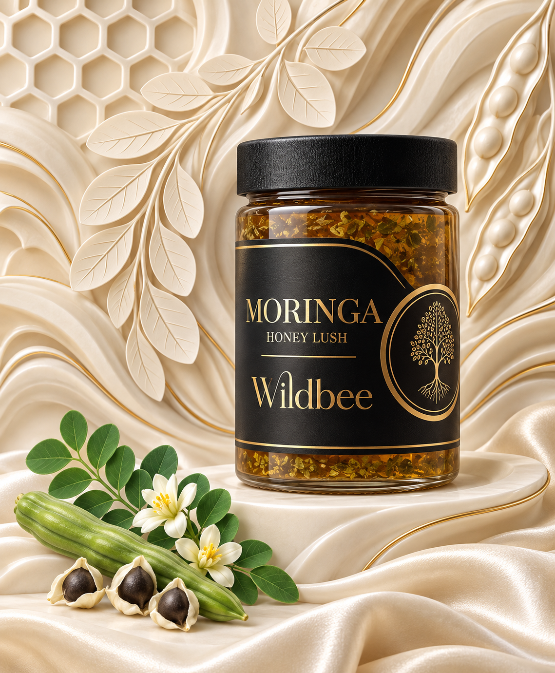 Moringa Honey Lush Preserved in Honey