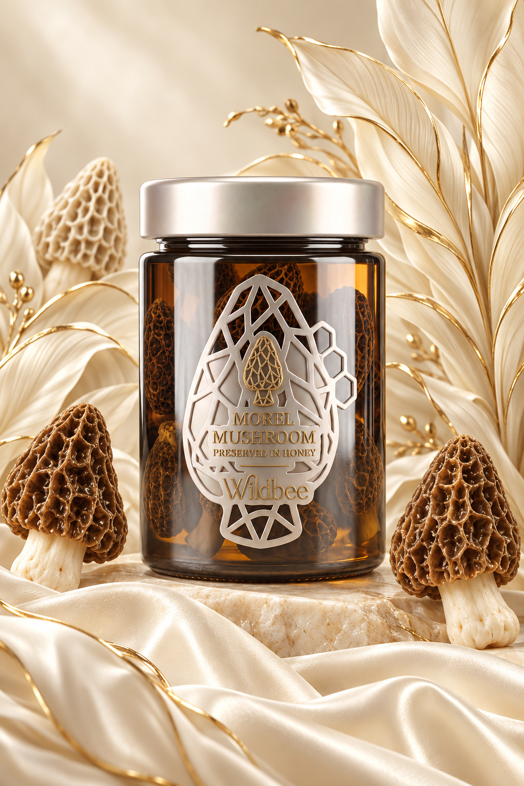 Morel Preserved in Honey
