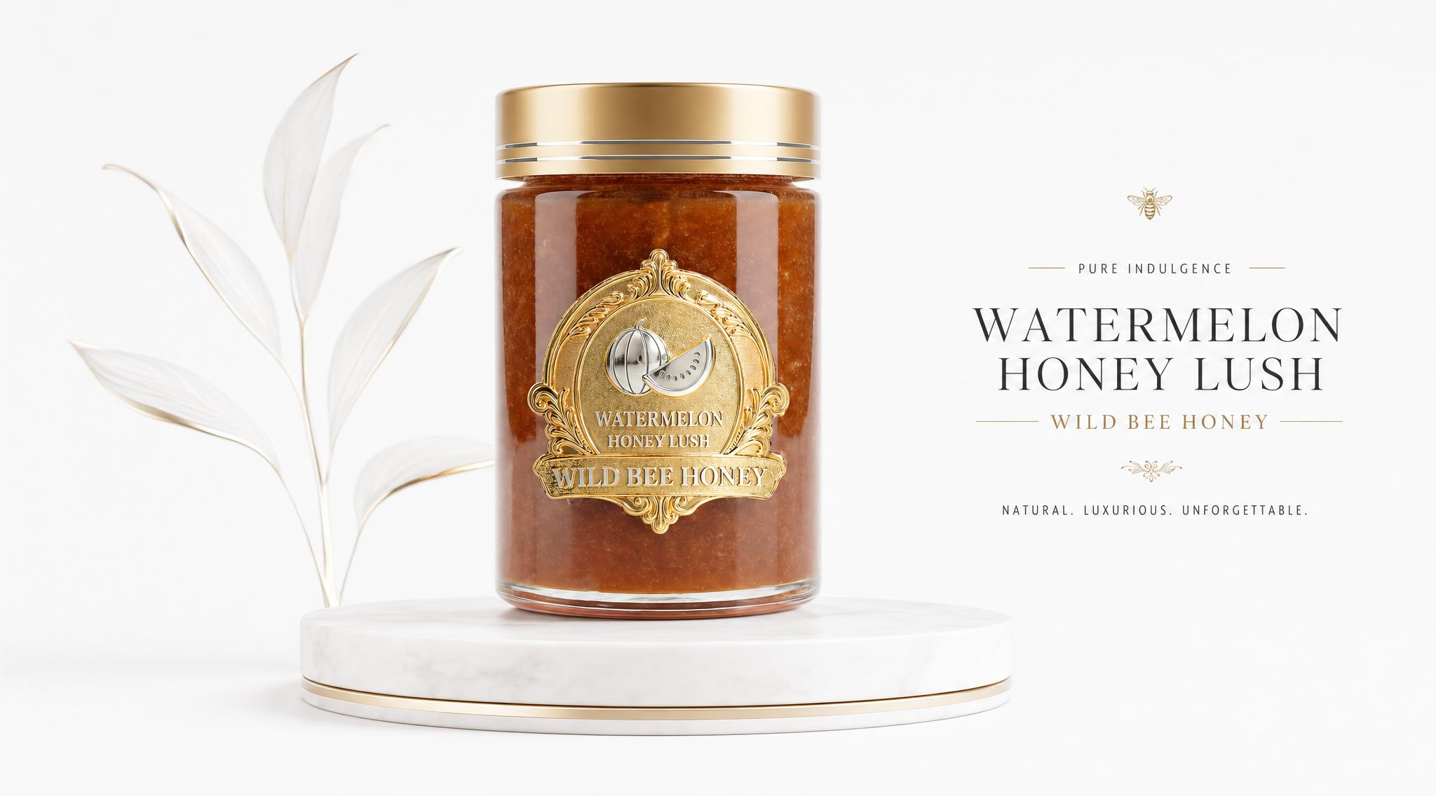 Watermelon Honey LUSH — Wildbee glass jar